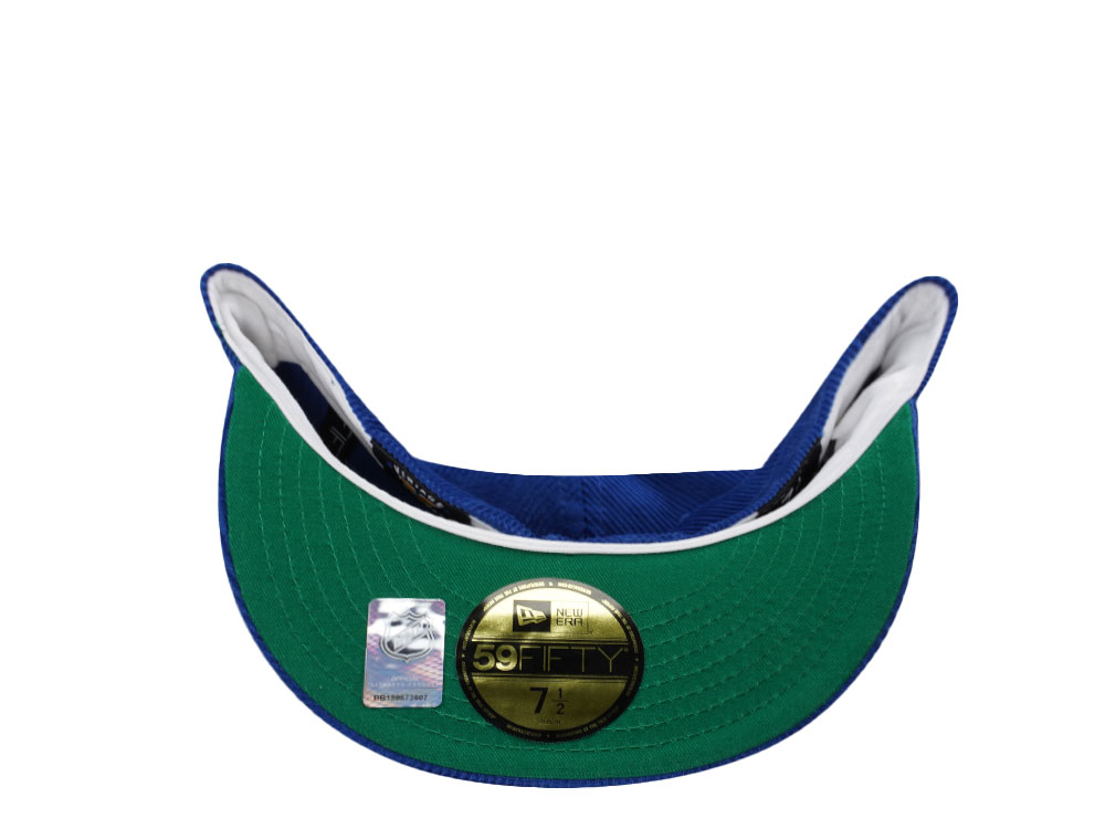 New Era New York Rangers 100th Anniversary Royal Corduroy Throwback Edition 59Fifty Fitted Cap