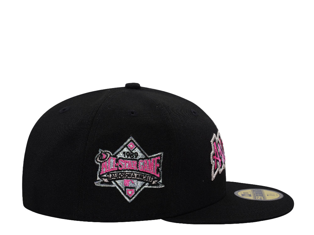 New Era Anaheim Angels All Star Game 1989 Black Prime Edition 59Fifty Fitted Cap