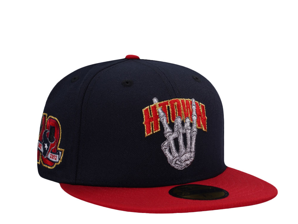 New Era Houston Texans 10th Anniversary Prime Two Tone Edition 59Fifty Fitted Cap