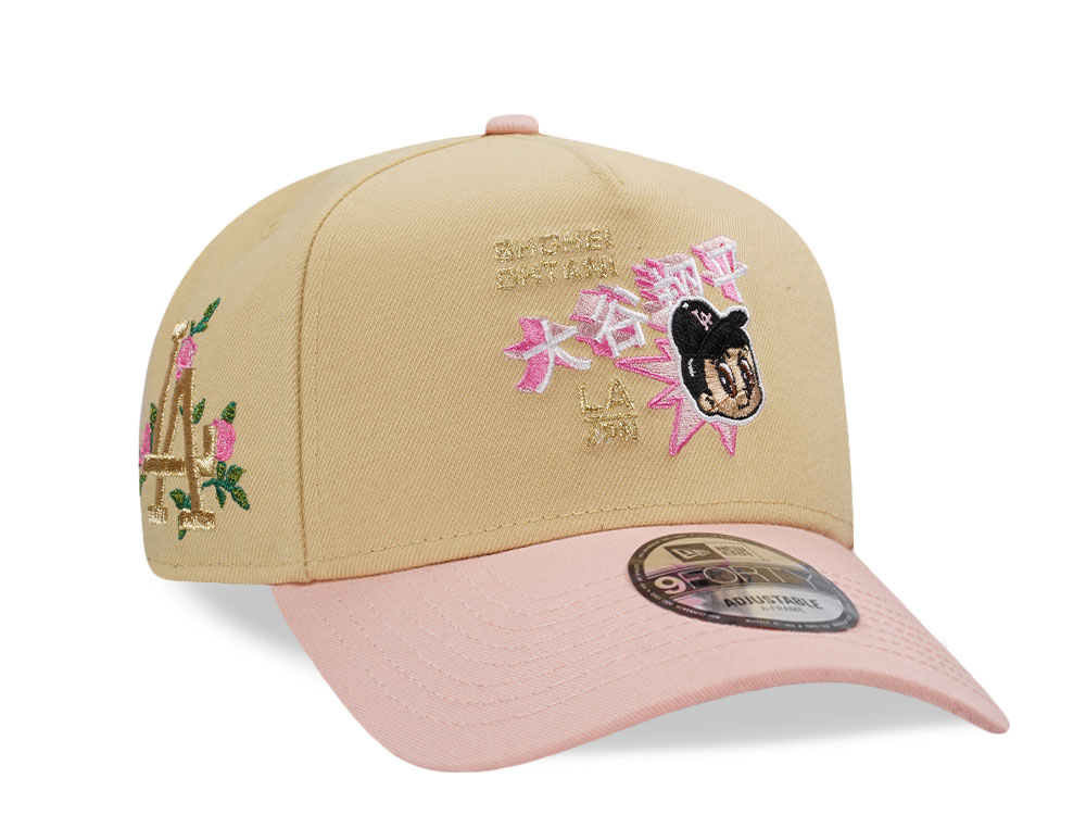 New Era Los Angeles Dodgers Ohtani Comic Vegas Blush Edition 9Forty A Frame Snapback Cap