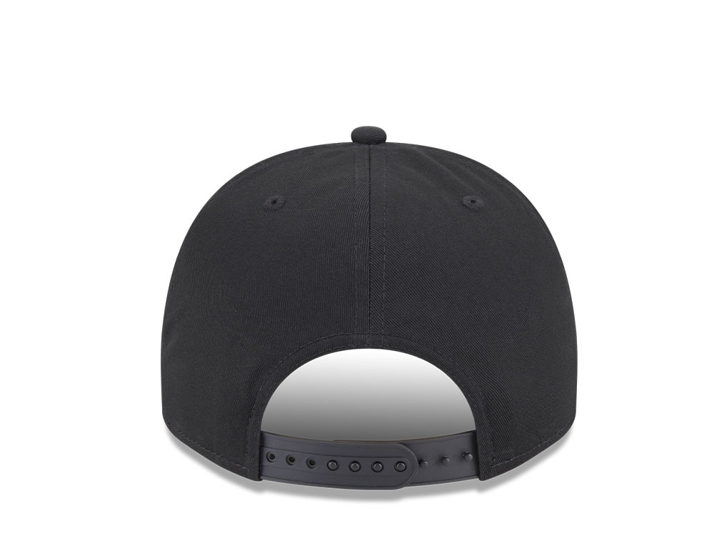New Era New York Rangers Black Chainstitch 9Fifty A Frame Snapback Cap
