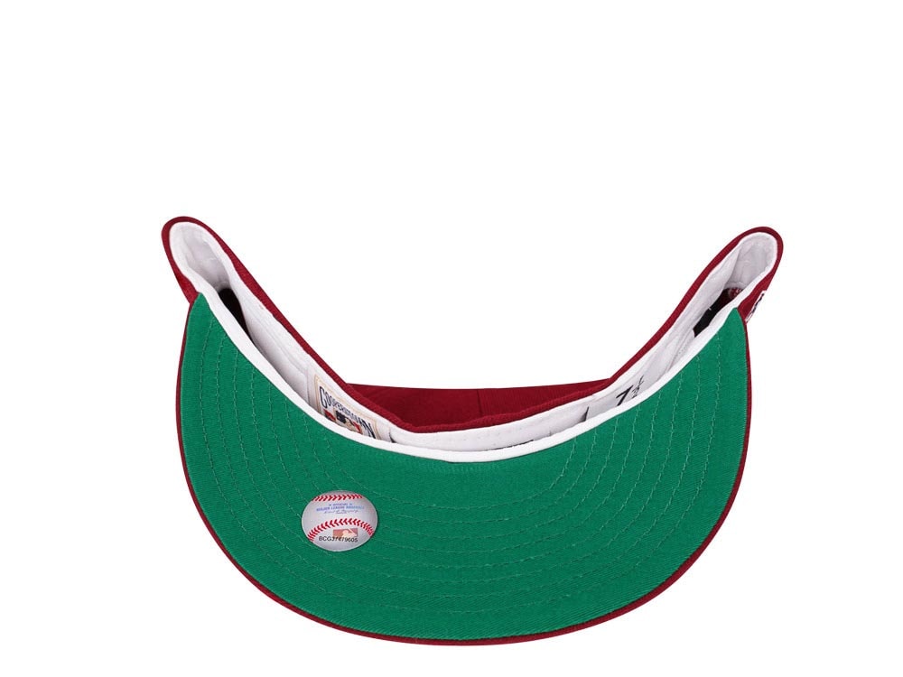 New Era Oakland Athletics World Series 1989 Smooth Red Throwback Edition 59Fifty Fitted Cap