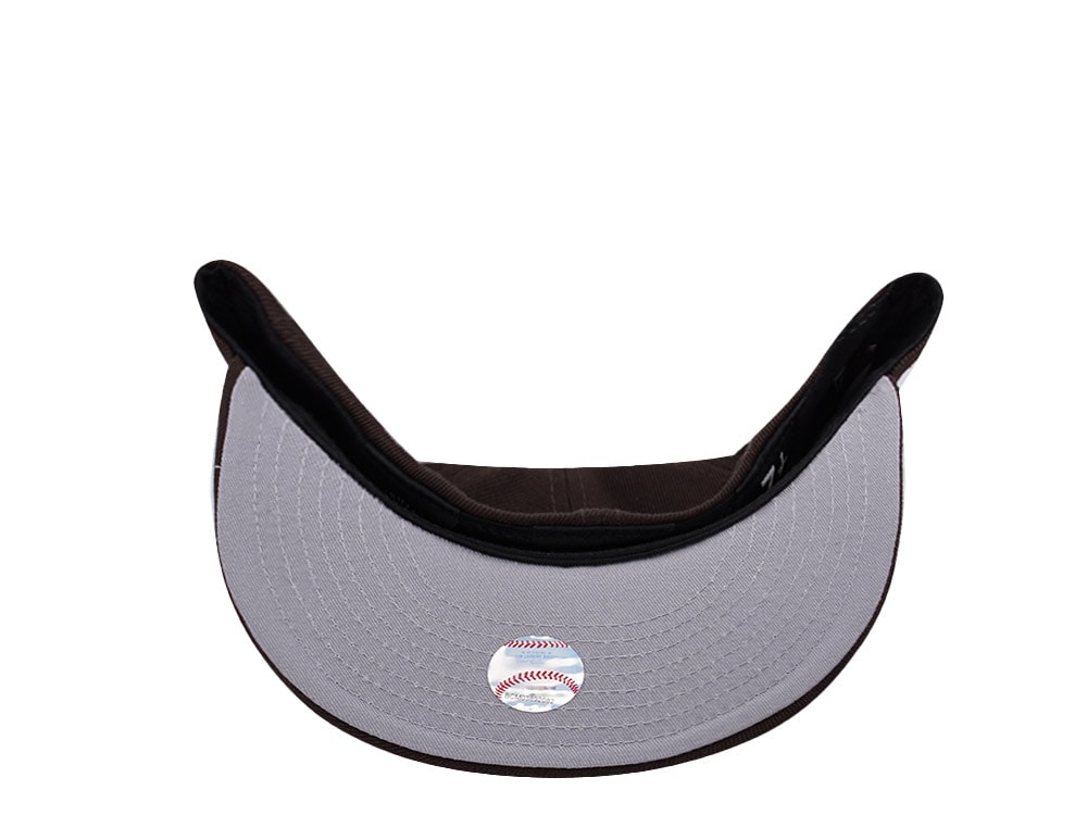 New Era Los Angeles Dodgers Back to Back Champions Burnt Wood Prime Edition 59Fifty Fitted Cap