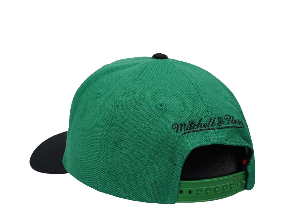 Mitchell & Ness Boston Celtics Team Two Tone 2.0 Hardwood Classic Red Flex Snapback Cap