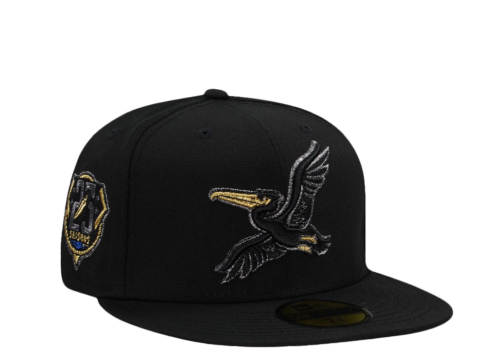 New Era Myrtle Beach Pelicans 25 Seasons Metallic Prime Edition 59Fifty Fitted Cap