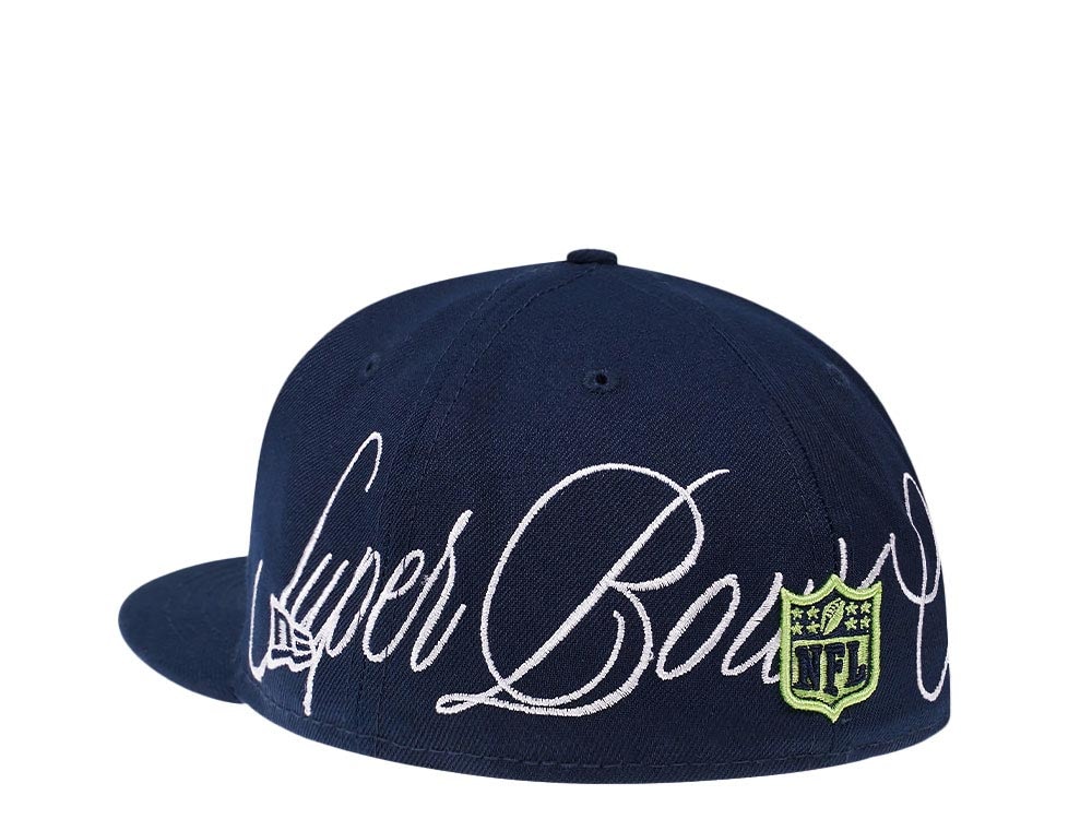 New Era Seattle Seahawks Historicchamps Navy 59Fifty Fitted Cap