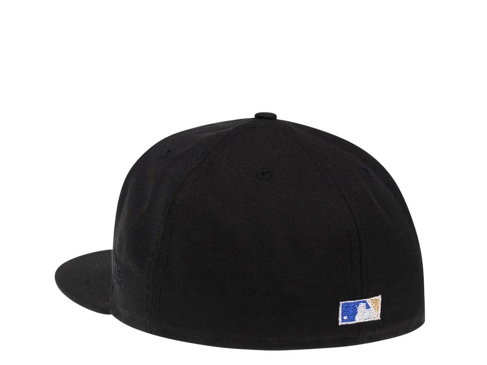 New Era Kansas City Royals 25th Anniversary Black Throwback Edition 59Fifty Fitted Cap