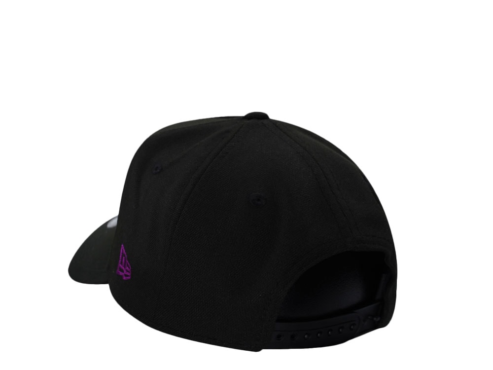 New Era Los Angeles Dodgers World Series 2025 Magenta Black Prime Edition 9Forty A Frame Snapback Cap