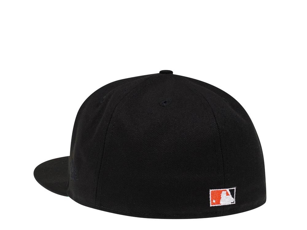New Era San Francisco Giants 60th Anniversary Black Throwback Edition 59Fifty Fitted Cap