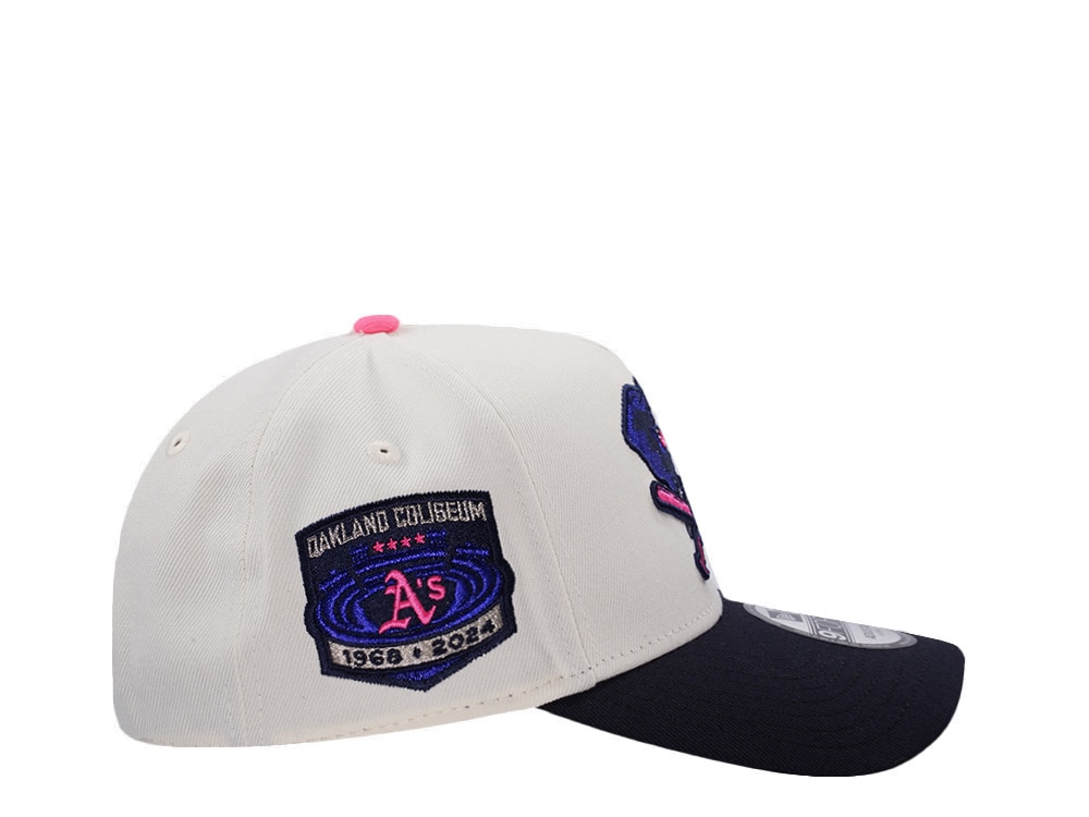 New Era Oakland Athletics Oakland Coliseum Chrome Two Tone Edition 9Forty A Frame Snapback Cap