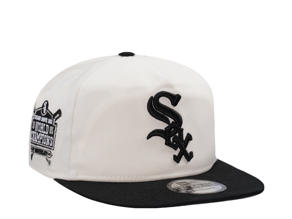 New Era Chicago White Sox World Series Champs 2005 Chrome Two Tone Edition Golfer Snapback Cap