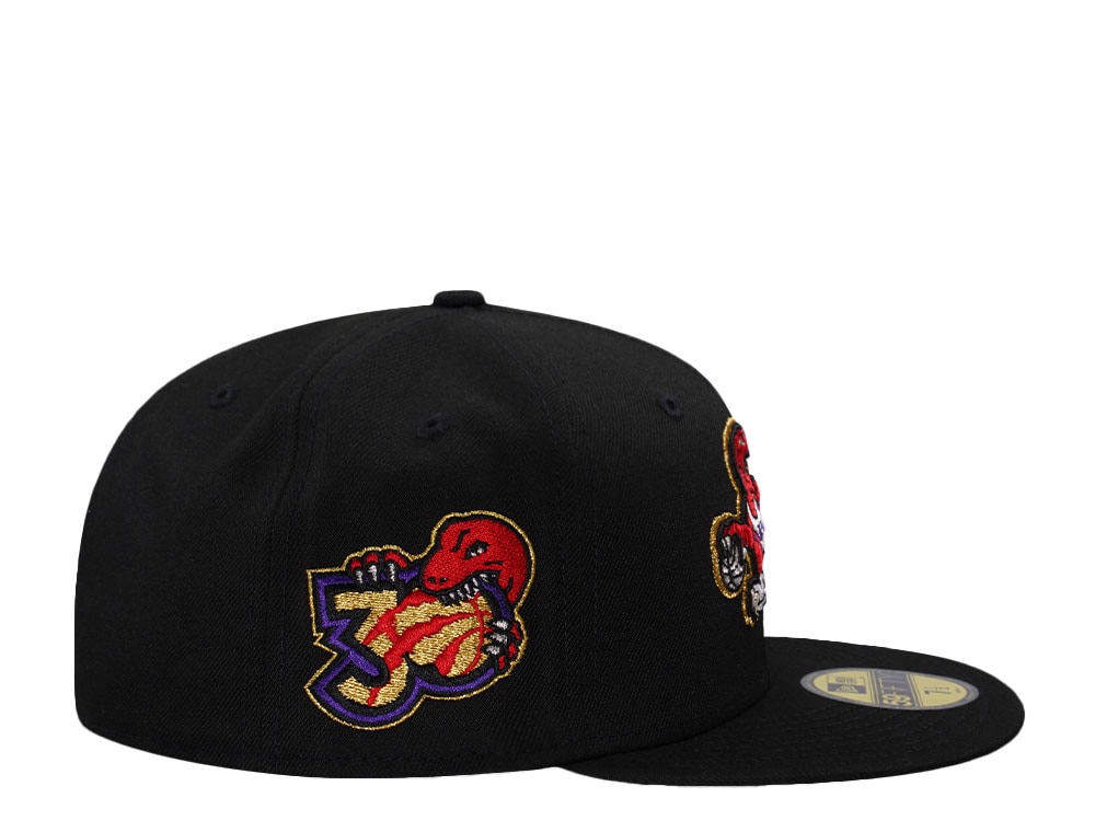 New Era Toronto Raptors 30th Anniversary Black Prime Edition 59Fifty Fitted Cap