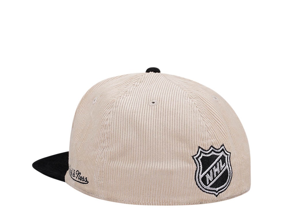 Mitchell & Ness San Jose Sharks 20th Anniversary Two Tone Cord Edition Dynasty Fitted Cap