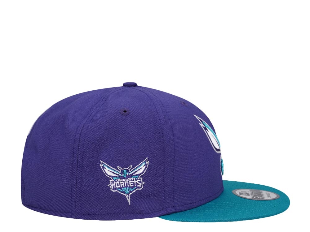 New Era Charlotte Hornets Purple Two Tone Classic Edition 9Fifty Snapback Cap