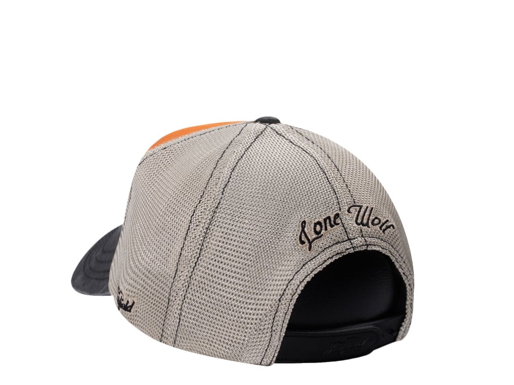 Hatfield Wolf Orange Black Trucker Snapback Cap