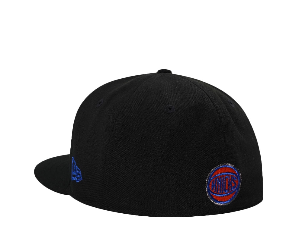 New Era New York Knicks Katakana Script Metallic Black Edition 59Fifty Fitted Cap