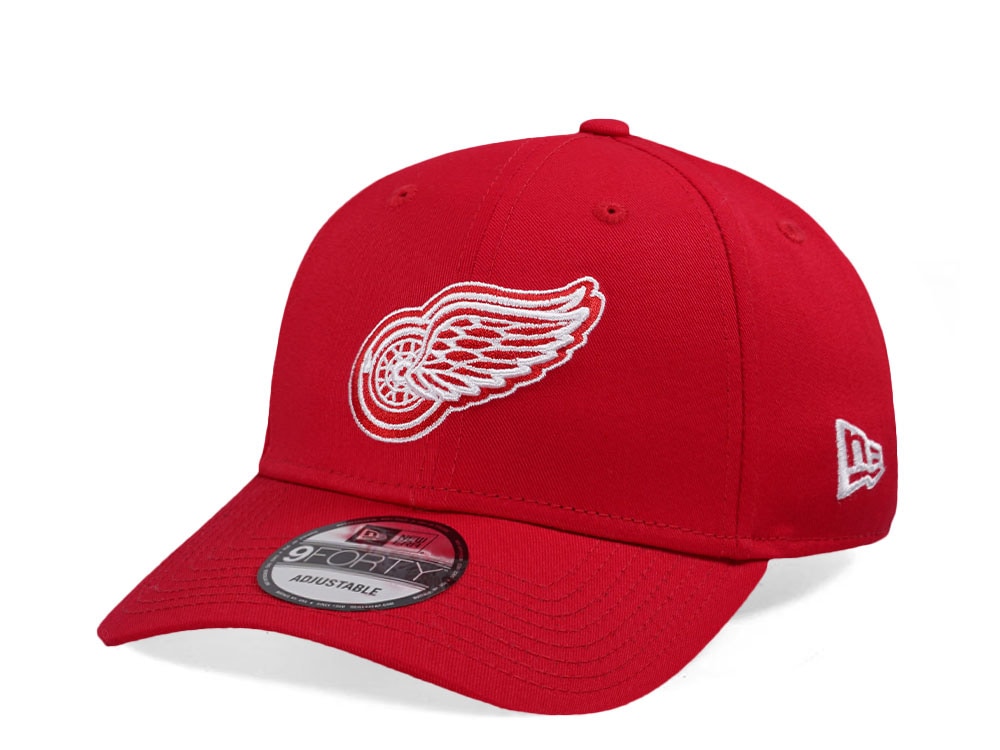 New Era Detroit Red Wings NHL Injection 2024 Scarlet 9Forty Snapback Cap
