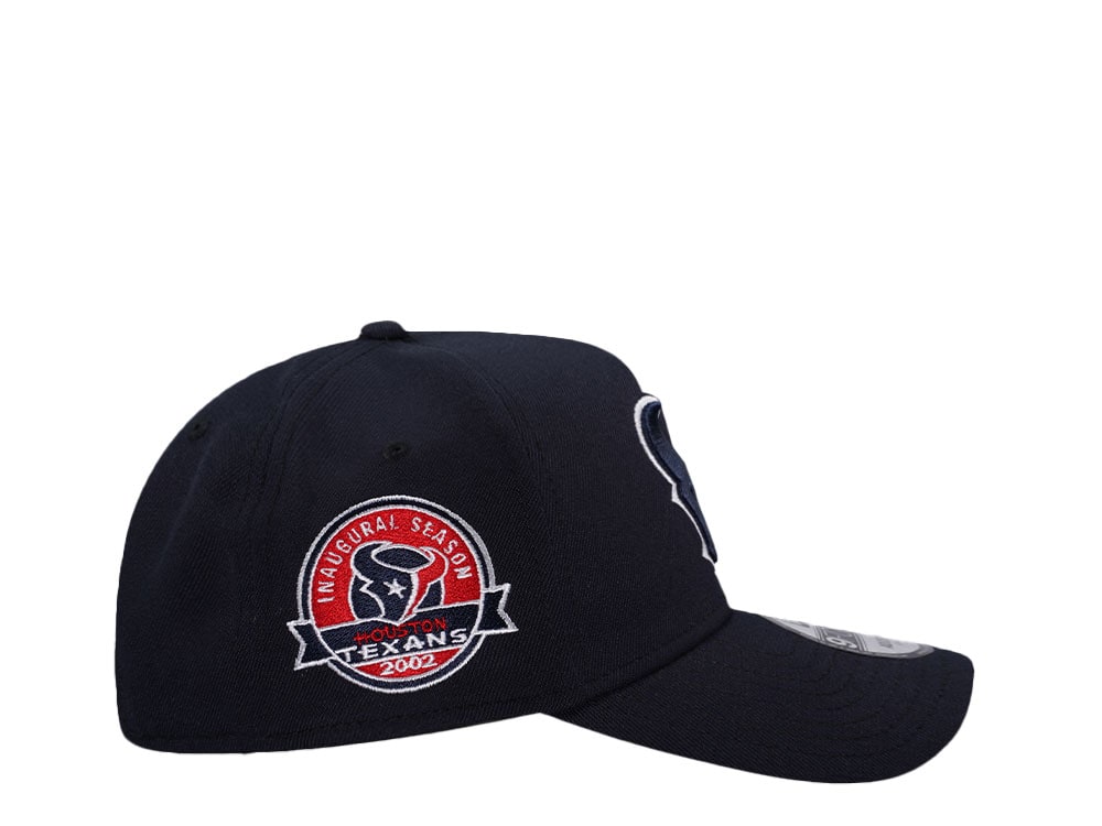 New Era Houston Texans 2002 Navy 9Forty A Frame Snapback Cap