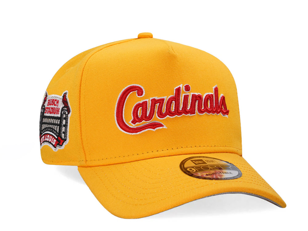 New Era St. Louis Cardinals Busch Stadium Yellow Classic 9Forty A Frame Snapback Cap