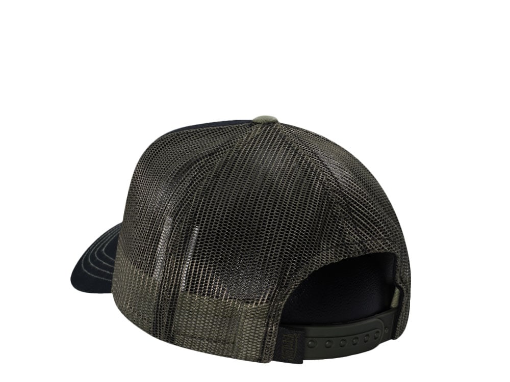 Von Dutch Oval Patch Dark Green Edition Trucker Snapback Cap