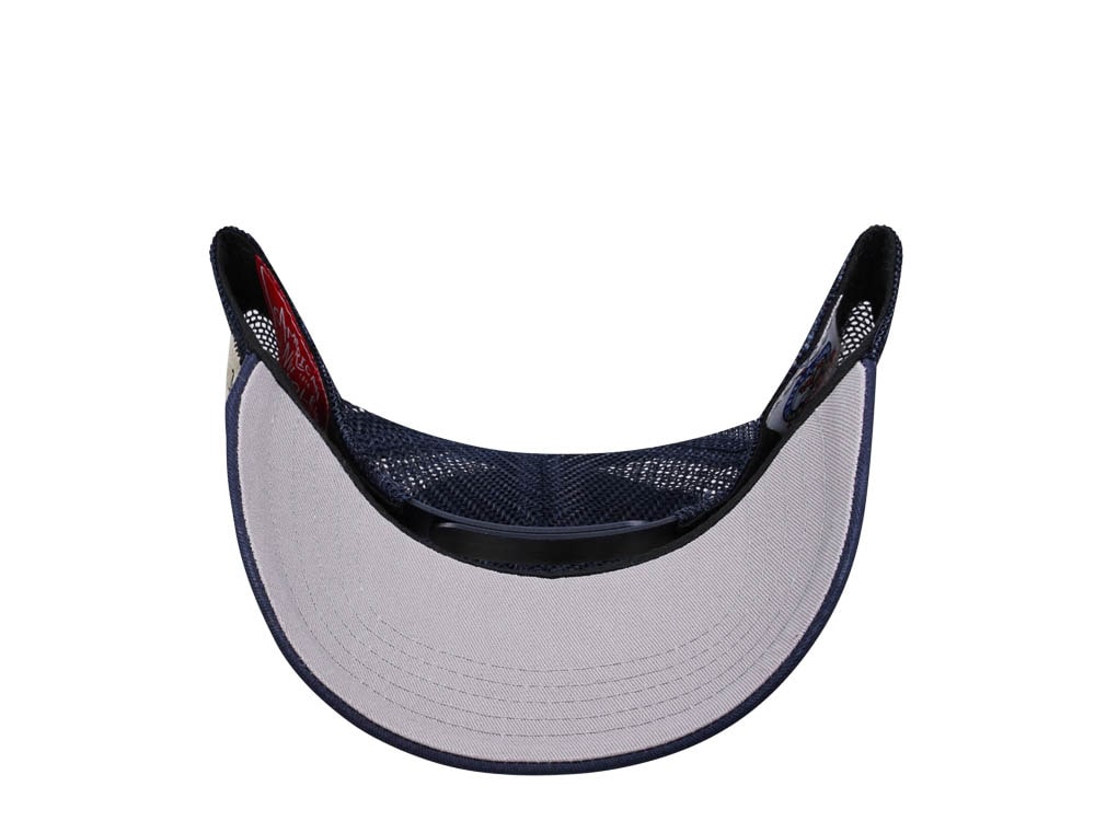 American Needle Homestead Grays Negro League Valin Navy Trucker Snapback Cap