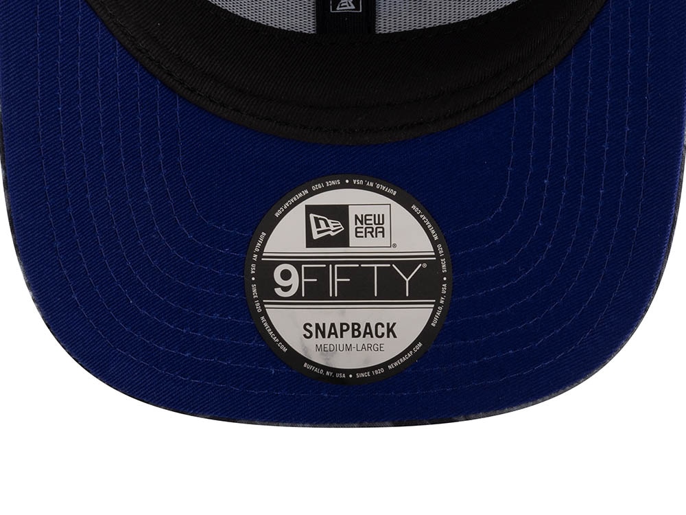 New Era Alpine Racing Tonal Floral Blue 9Fifty Original Fit Snapback Cap