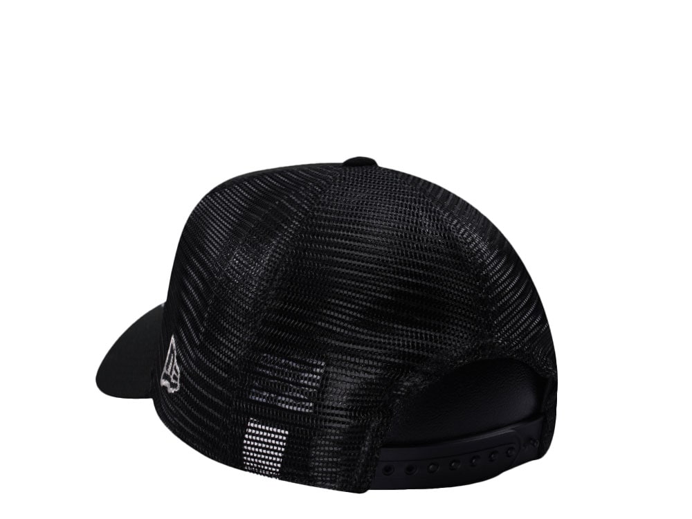 New Era New York Yankees Cupids Black Prime Edition 9Forty A Frame Trucker Snapback Cap