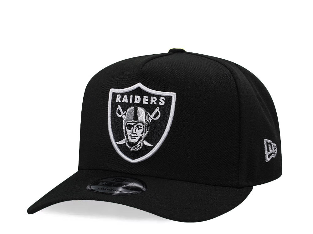 New Era Las Vegas Raiders Black Classic Edition 9Fifty A Frame Snapback Cap