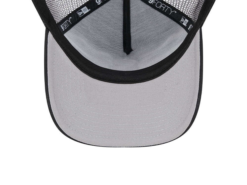 New Era Seattle Mariners Black All Day 9Forty A Frame Trucker Snapback Cap