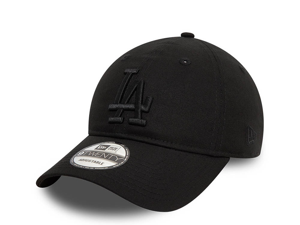 New Era Los Angeles Dodgers League Essential Black 9Twenty Strapback Cap