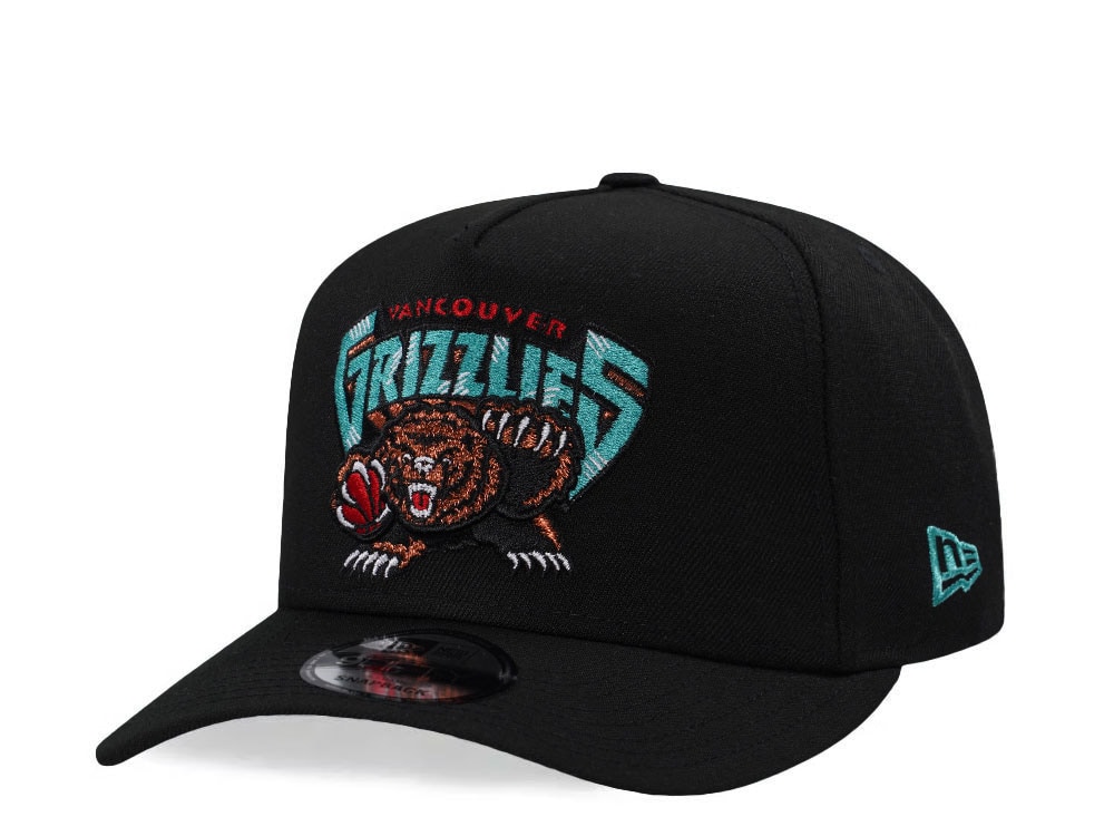 New Era Vancouver Grizzlies Black Classic Edition 9Fifty A Frame Snapback Cap
