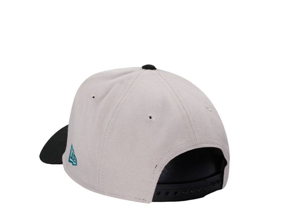 New Era Jacksonville Jaguars Stone Two Tone 9Forty A Frame Snapback Cap