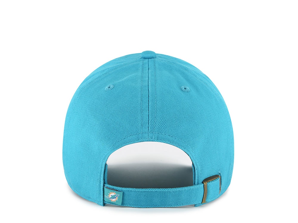 47Brand Miami Dolphins Neptune Blue Classic Edition Clean Up Strapback Cap
