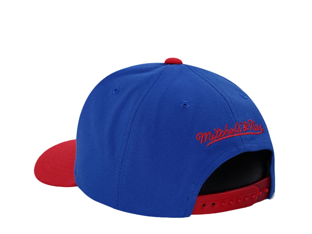 Mitchell & Ness Denver Nuggets Hardwood Classic Pro Crown Fit Blue Snapback Cap