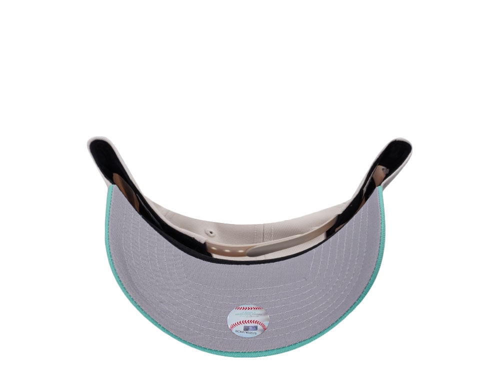 New Era Toronto Blue Jays 20th Anniversary Stone Mint Two Tone Edition 9Forty A Frame Snapback Cap