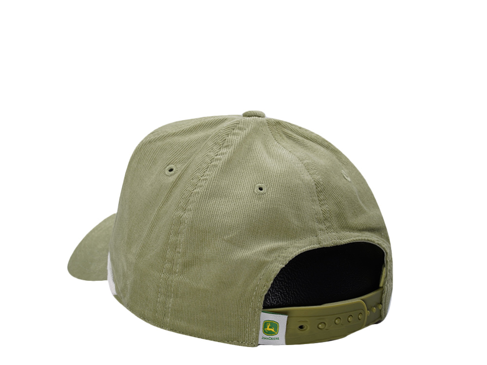 John Deere Cord Rope Olive Snapback Cap