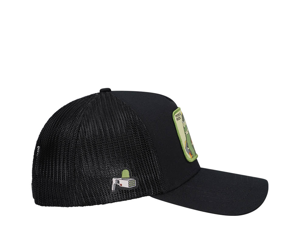 Capslab Rick and Morty Pickle Rick Trucker Snapback Cap