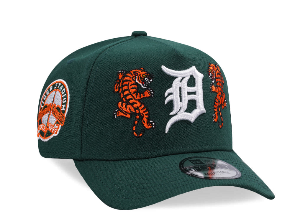 New Era Detroit Tigers Stadium Series Tiger Dark Green Prime Edition 9Forty A Frame Snapback Cap