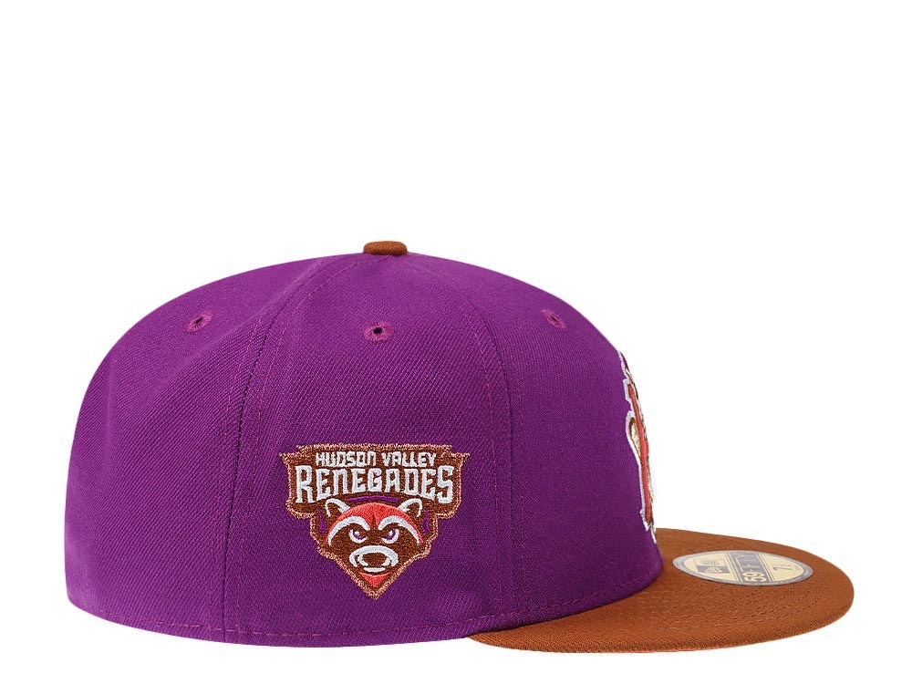 New Era Hudson Valley Renegades Purple Bourbon Two Tone Prime Edition 59Fifty Fitted Cap