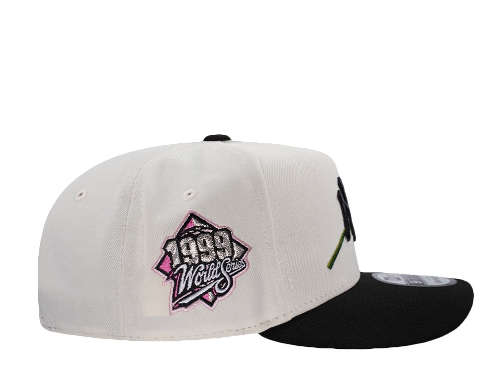 New Era New York Yankees World Series 1999 Chrome Two Tone Edition 9Fifty A Frame Snapback Cap