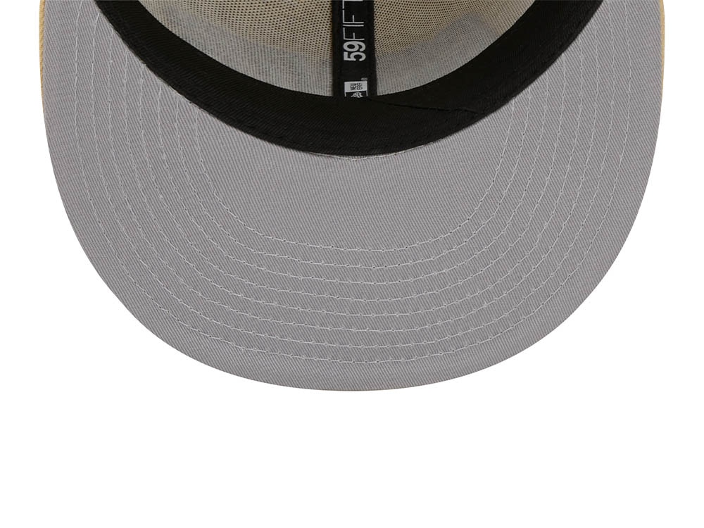 New Era New York Giants Pro Bowl 1986 Raffia Front Vegas Gold Edition 59Fifty Fitted Cap