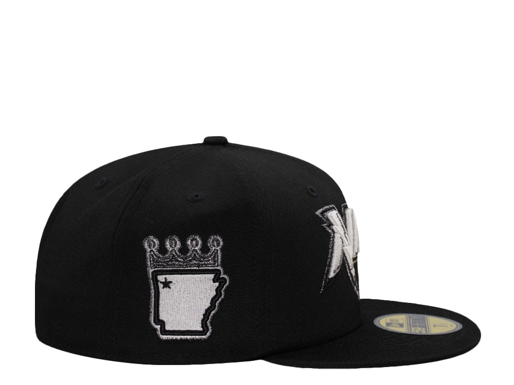 New Era Northwest Arkansas Naturals Black Prime Edition 59Fifty Fitted Cap