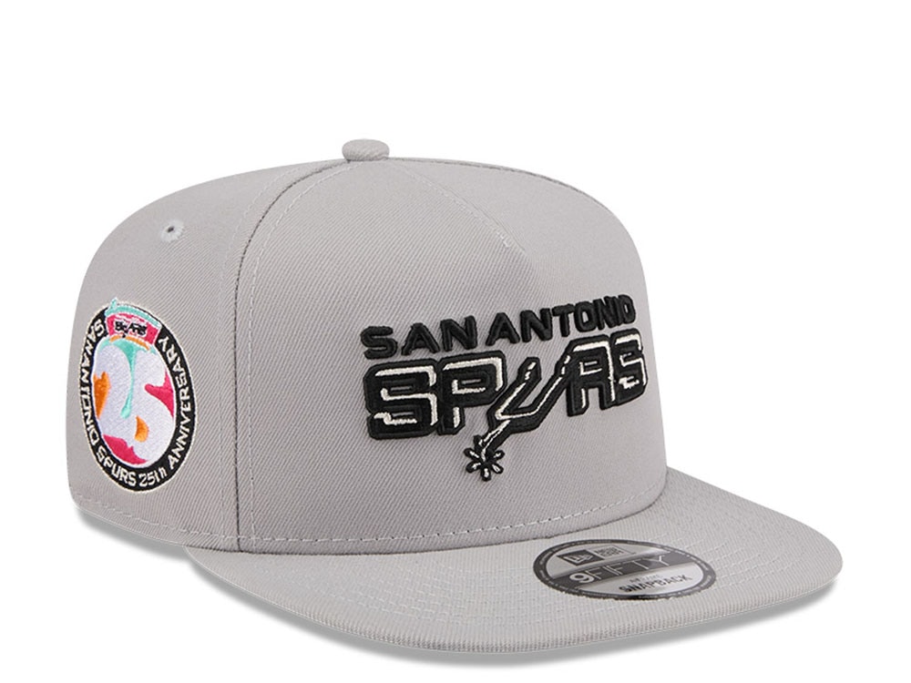 New Era San Antonio Spurs 25th Anniversary HWC Edition 9Fifty A Frame Snapback Cap