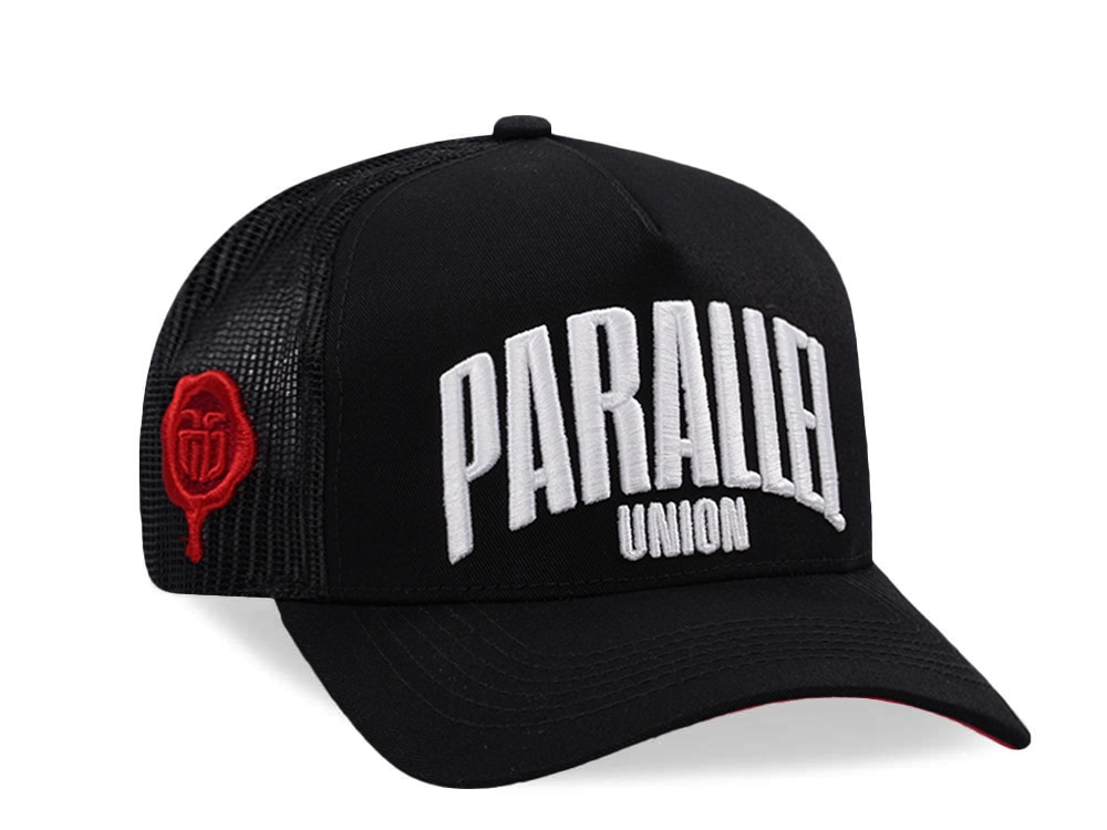 Parallel Union Stamp Black Edition Trucker Snapback Cap