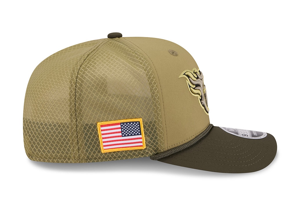 New Era Tennessee Titans Salute To Service 2025 9Seventy Snapback Cap