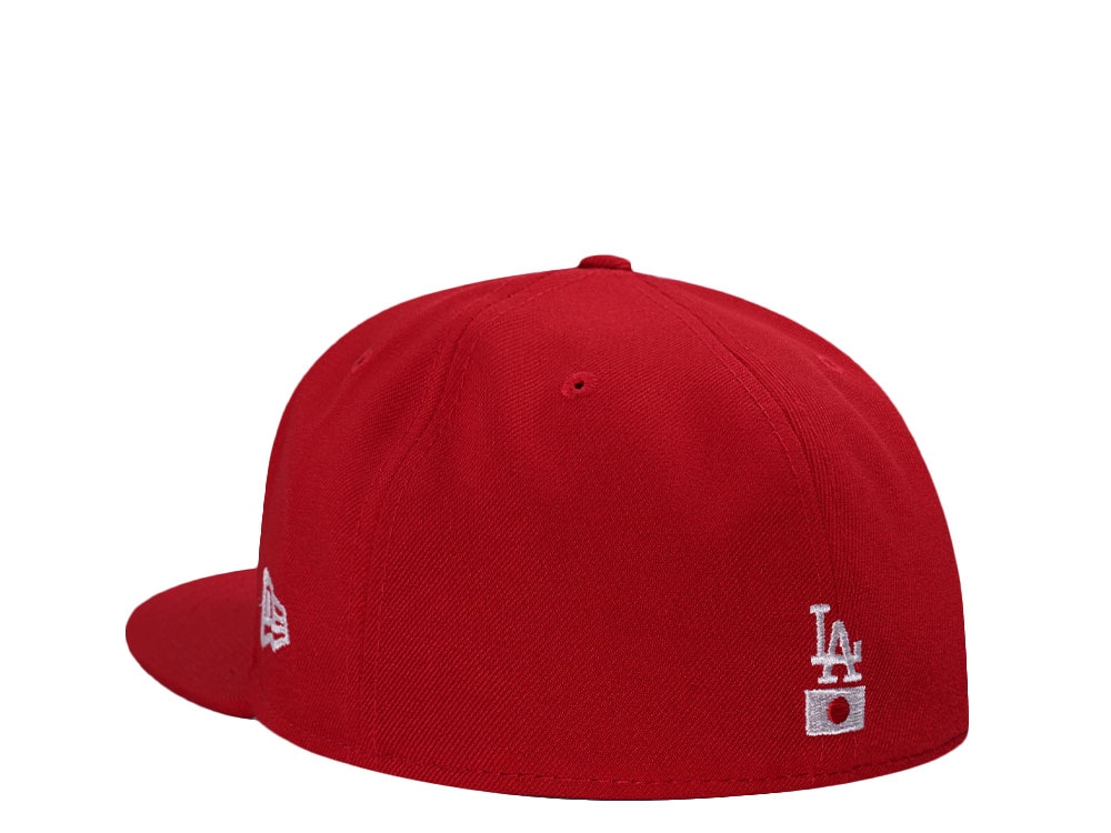 New Era Los Angeles Dodgers Ohtani Red Prime Edition 59Fifty Fitted Cap
