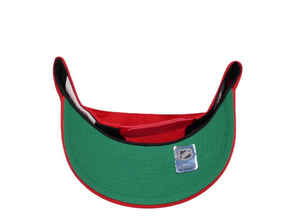 Mitchell & Ness New Jersey Devils Team Ground 2.0 Pro Red Snapback Cap