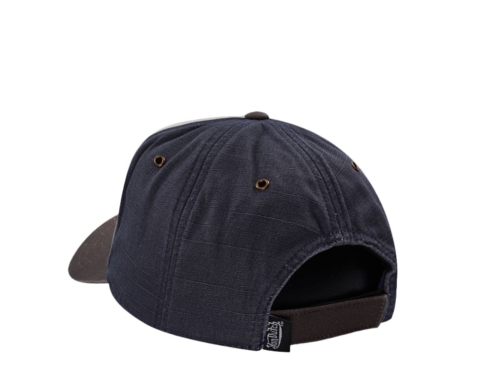 Von Dutch Oval Patch Distressed Vintage Strapback Cap