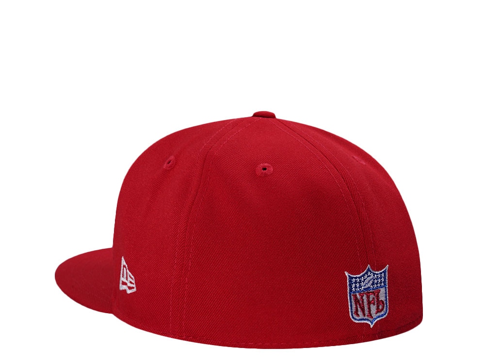 New Era New York Giants 25th Anniversary Red Prime Edition 59Fifty Fitted Cap
