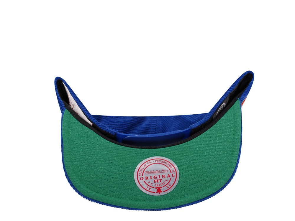 Mitchell & Ness New York Islanders Blue Cord Throwback Snapback Cap
